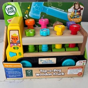 Tap-a-Peg Wooden Truck - Multicolor